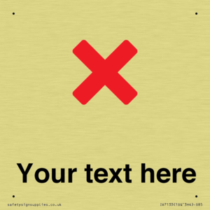 Custom plain background, red cross sign